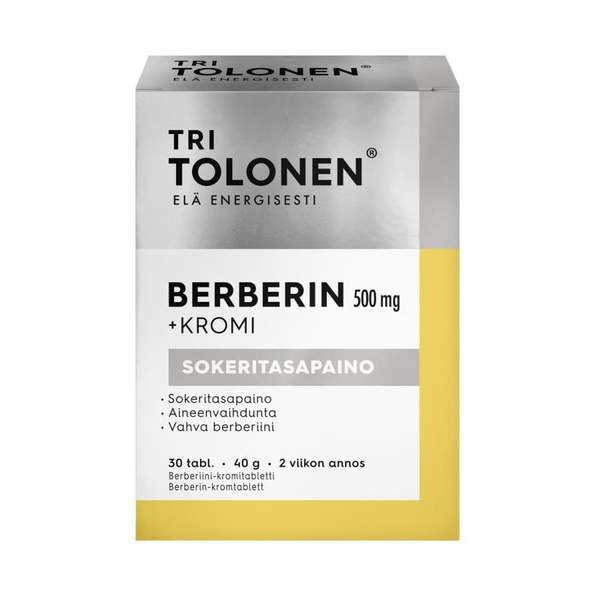 Dr Tolonen Berberine + Chromium 30pills